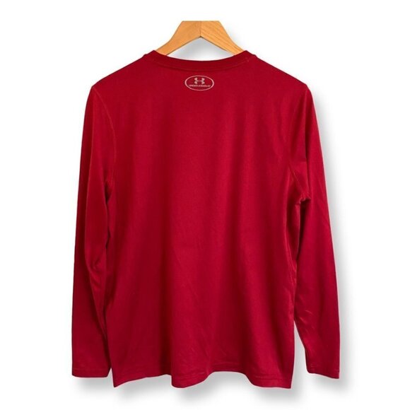 Under Armour Heatgear Cardinals South Kent School. Long Sleeve. Red. Small - Picture 2 of 11